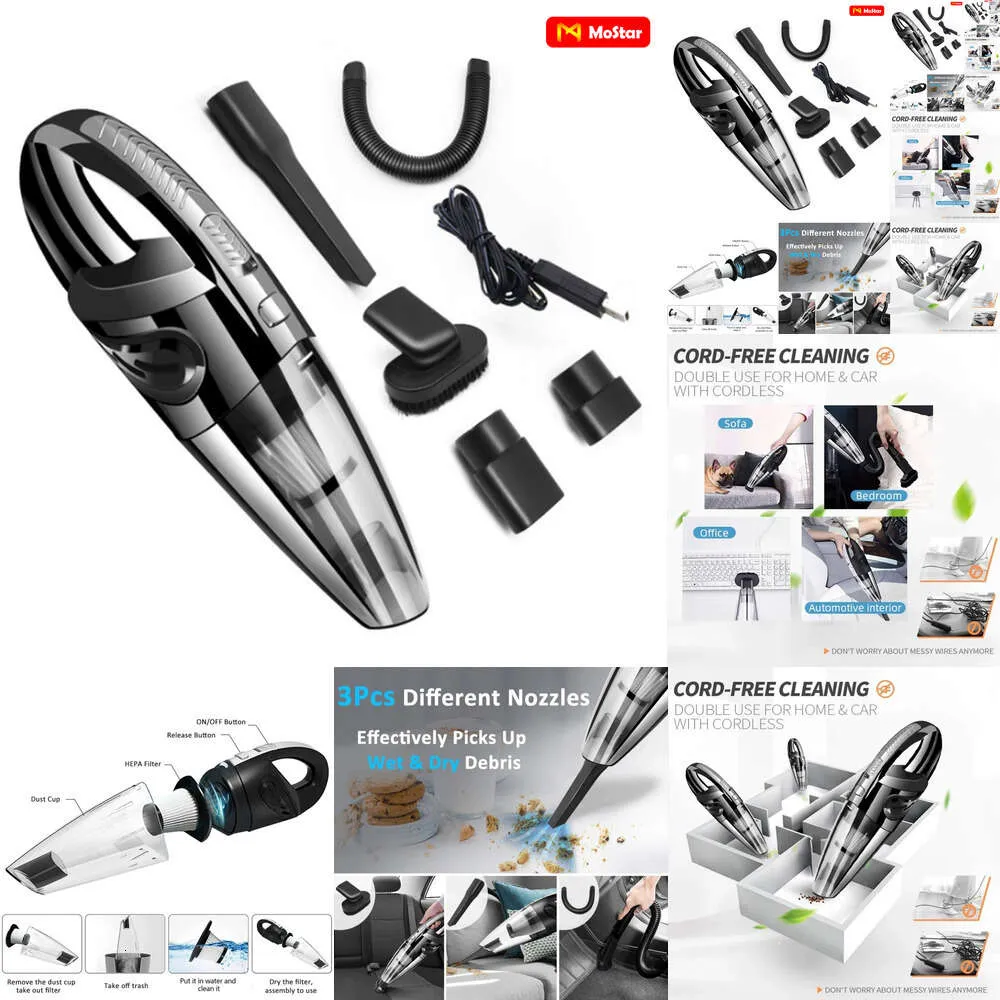 GPS GPS Upgraded Wireless Portable Car Handheld Vaccum Power Suction USB Rechargeable Vacuum Cleaner GPS GPS