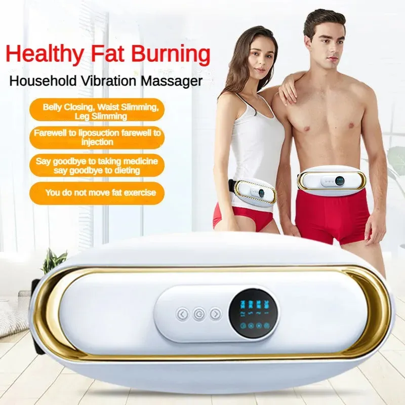 Masse-vibration abdominale USB Full corporel brûlant les graisses et machine de mise en forme corporelle Machine de fitness de physiothérapie à la maison saine 240418
