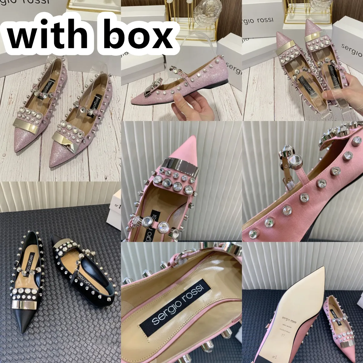 Designer Sandaler Slide Luxury Womens Summer Lady Sandal Party Wedding Flat Slippers Shoes Fashion Sandals Woman Gai Storlek 36-41 Pink
