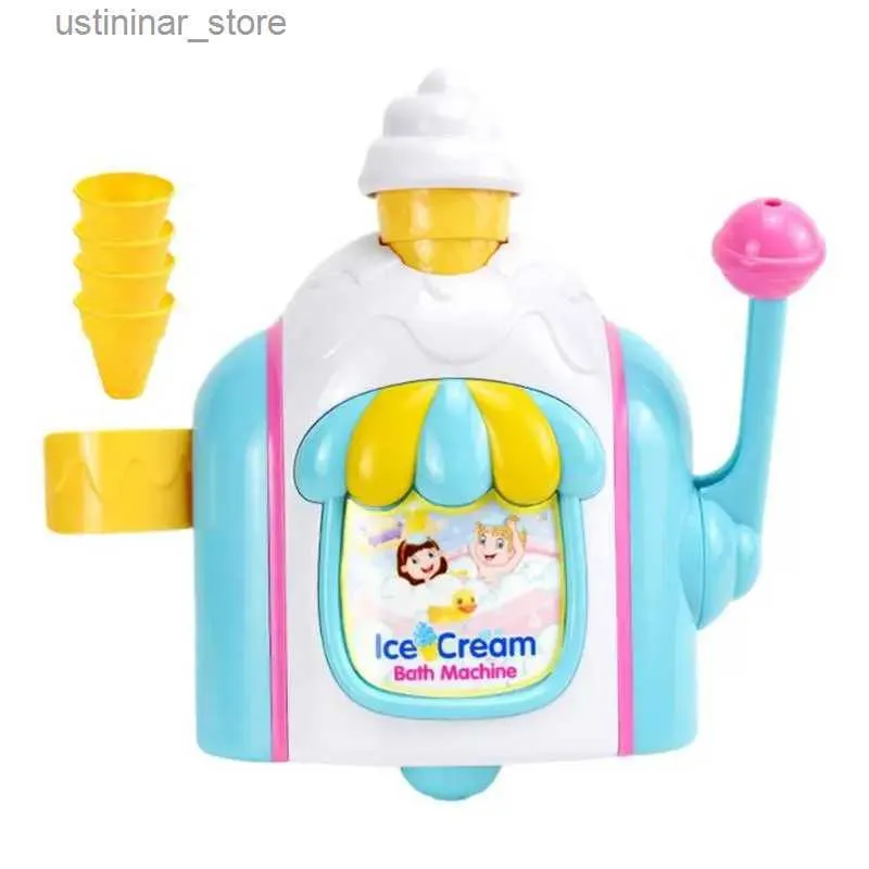 Areia brincar água divertida infantil banheiro água brinquedo gelo festejo de espuma divertida fabricante de cones de espuma Bubble Machine bebê chuveiro de verão tocar água brinquedo diy l416