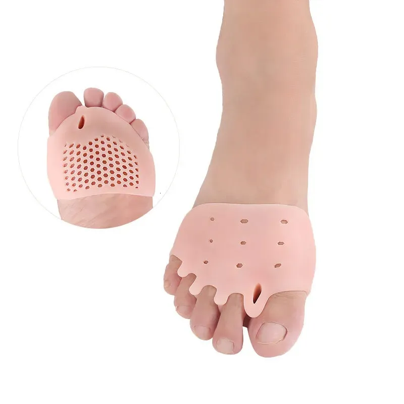 Gel inside hallux valgus orthopédique en nid d'abeille avant orteil de tampon