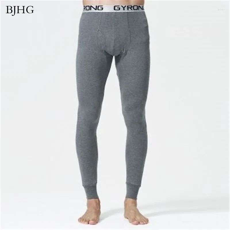 Thermisch ondergoed voor heren 2024 Herfst en winter Men Long Johns Cotton Pants 6 kleuren