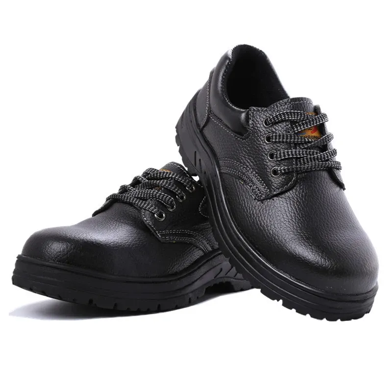 Boots Labor protection shoes Microfiber leather Breathable Anti impact puncture Wearresistant anti slip Low top safety Protective