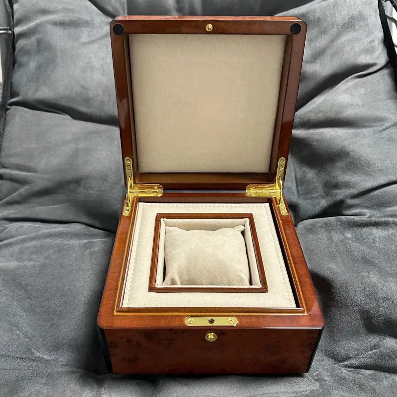 Watch Boxes Factory Wholesale Orange With Original Wooden Bre Of Naples Box Gift Case