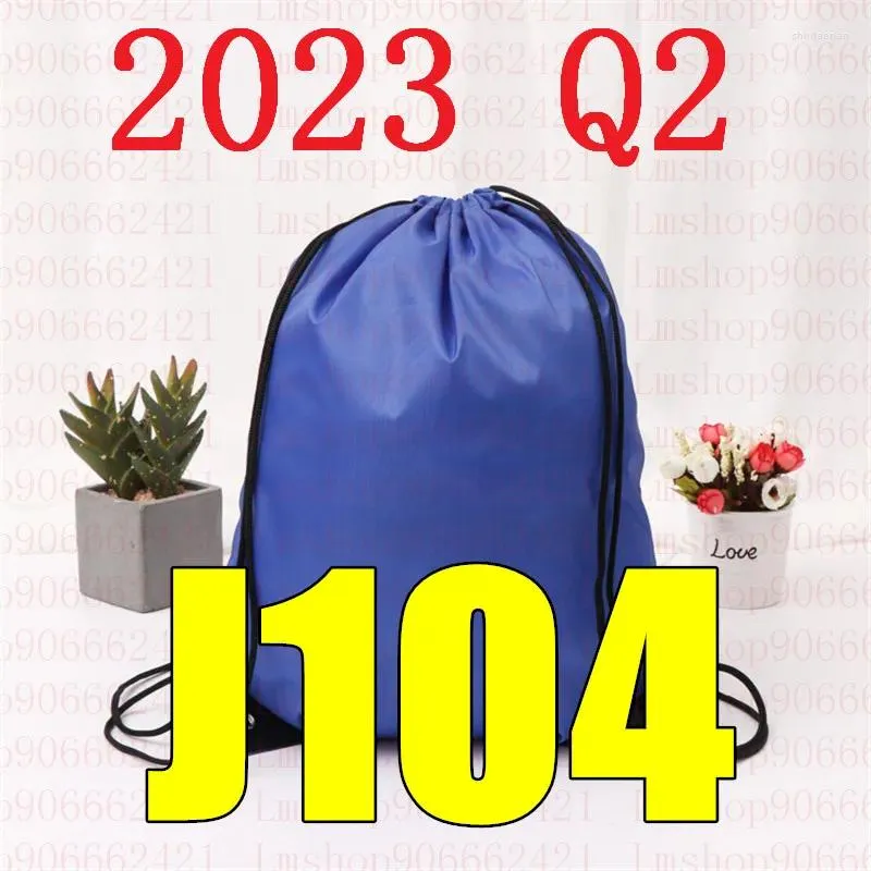 ショッピングバッグ最新2024 Q2 BJ 104ドローストリングバッグBJ104ベルト防水バックパックシューズ服ヨガランニングフィットネス旅行