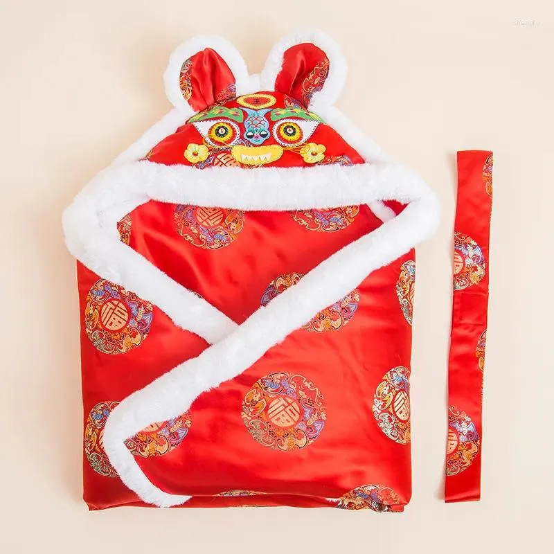 Couvertures chinois nés traditionnels couvertures rouges coton padded girls de style chinois pour l'été de l'automne du printemps
