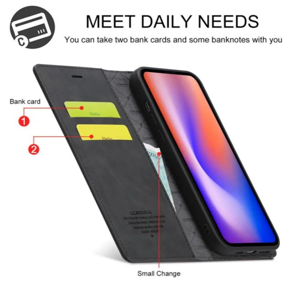 Top Quality Retro Magnetic Flip Leather Case Phone Case For iPhone 12 11 Pro Max Xr X Xs Max 7 8 6S Plus For Samsung S10 S20 Note 2794864