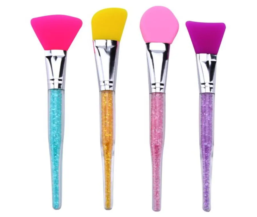 1pc Silicone Rhingestone Makeup Brushes DIY MASCH BROSSE FACIAL MADE UP CRAMING MELLING FOURNAL COINEUR FACE COSEMET TOLL8889817