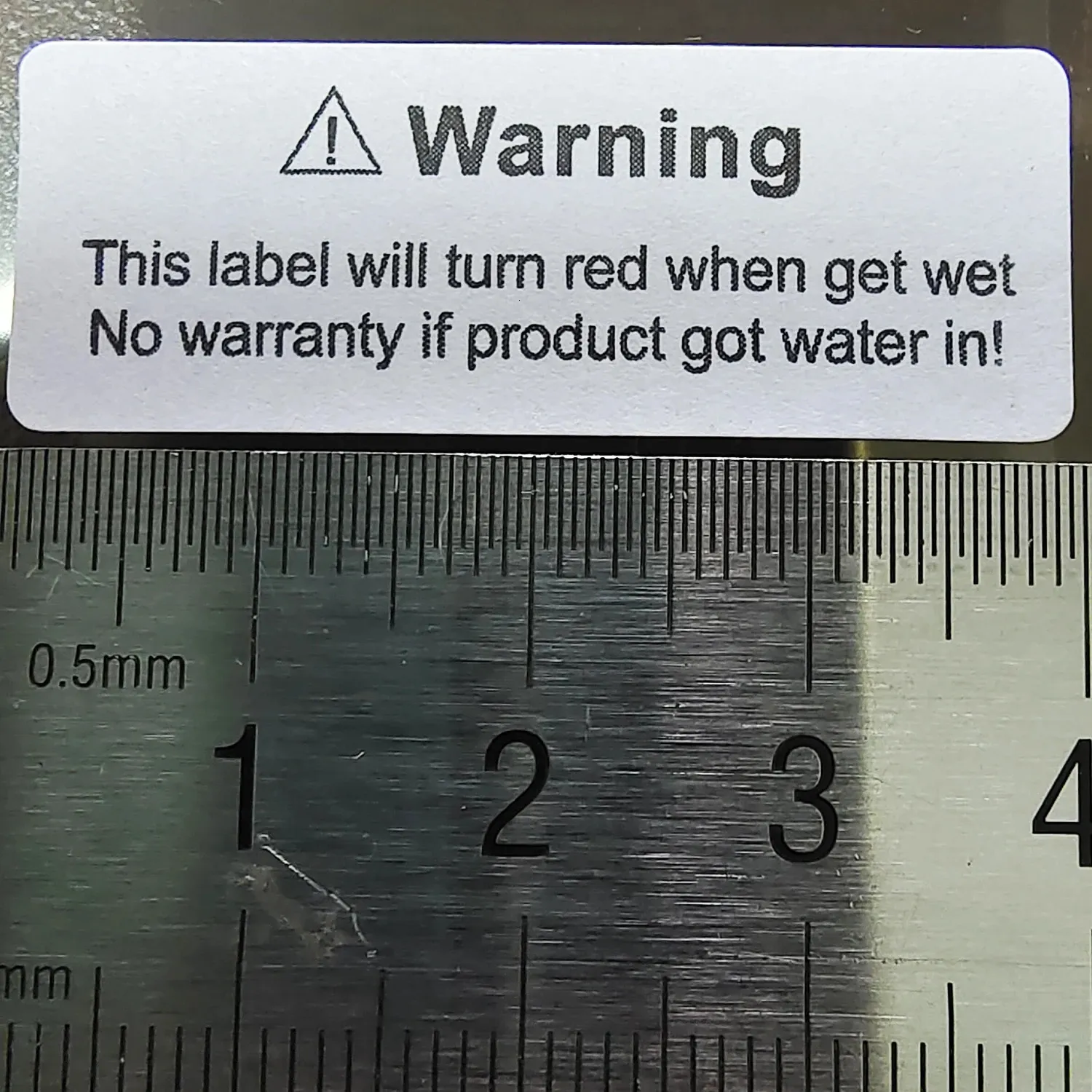 300 stks 0.25 Dot Water Gevoelige Sticker Rood Wanneer Got Nat