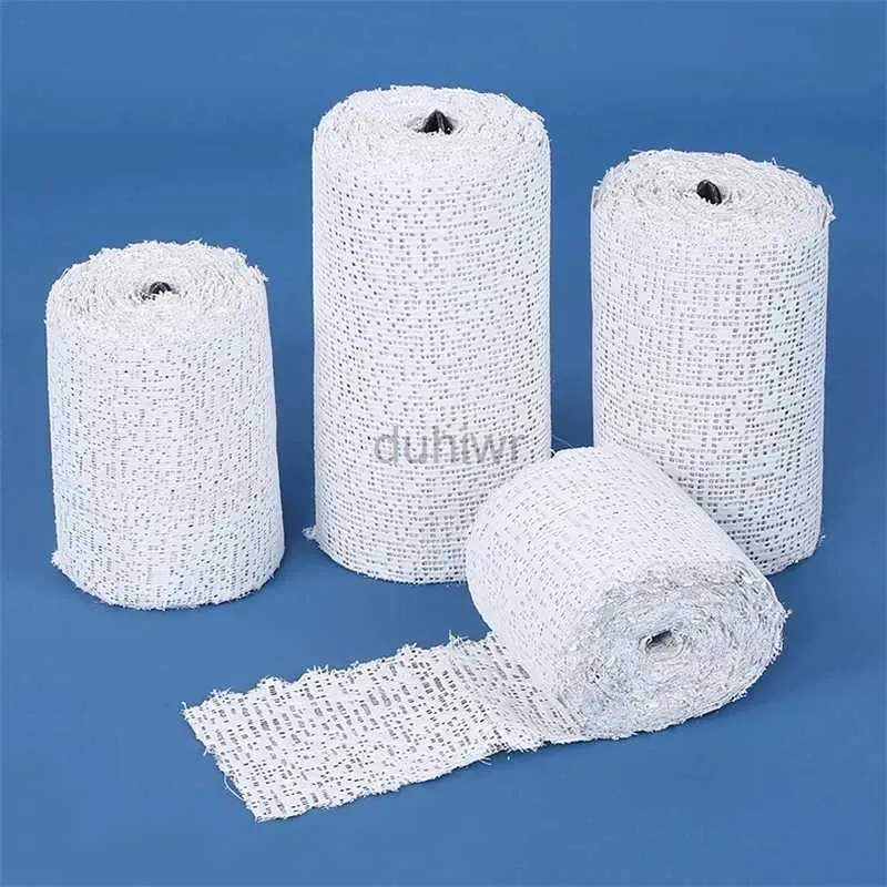 First Aid Supply Bandages de muscle en plâtre blanc médical Cast orthopédique Ruaire en tissu Gauze pour l'outil de soins de santé musculaire d'urgence Tard de soins de premier plan D240419