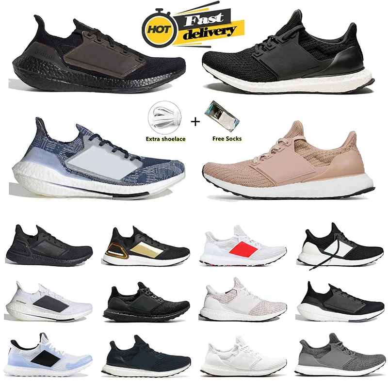 Topkwaliteit atletische schoenen Utral boost 4.0 Treiple zwart wit DNA Gray Ash Peach Core Dash Design Designer tennisplaat Running Trainers Sneakers Maat 36-46