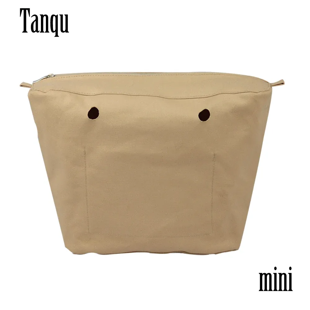 Sacs Tanqu New Inner doublure de poche à fermeture éclair pour mini obag insert avec un revêtement interne étanche pour O Bag