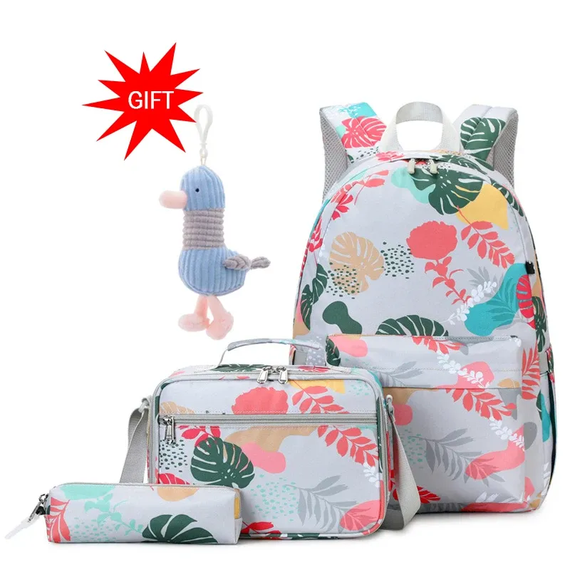 Sacs sacs d'école pour enfants pour 16 sacs à dos de l'école primaire pour filles imprimer des sacs d'école primaire imperméables enfants knapsack mochila