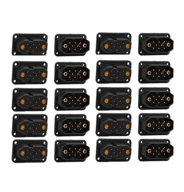 10Pairs 82 Quick Connect JX8 Plugs UAV Composite 8 Pins Servo Extension Connectors Fast Release Adapter VTOL Model Airplane for T1520092