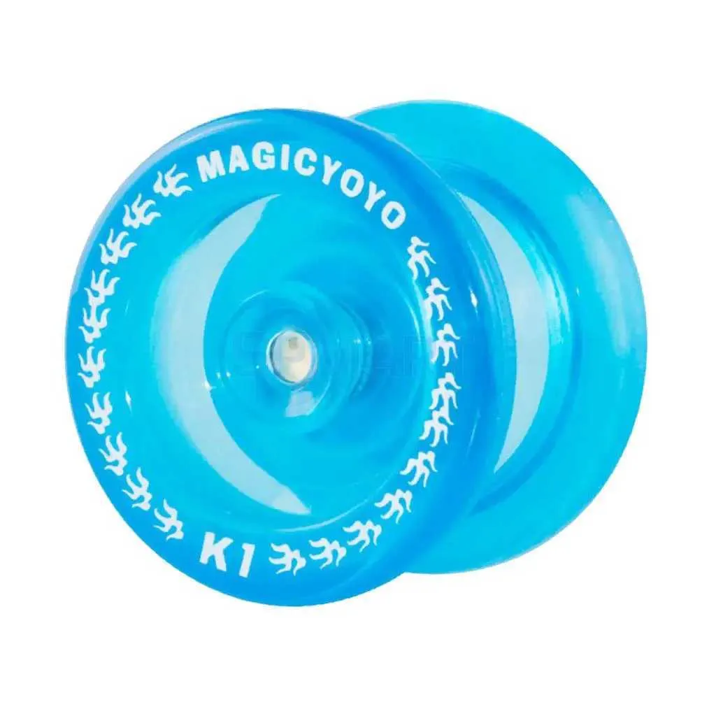  Responsive YoYo Ball Professional K1 Yoyo w/ Strings for beginner advanced users (Crystal Blue)