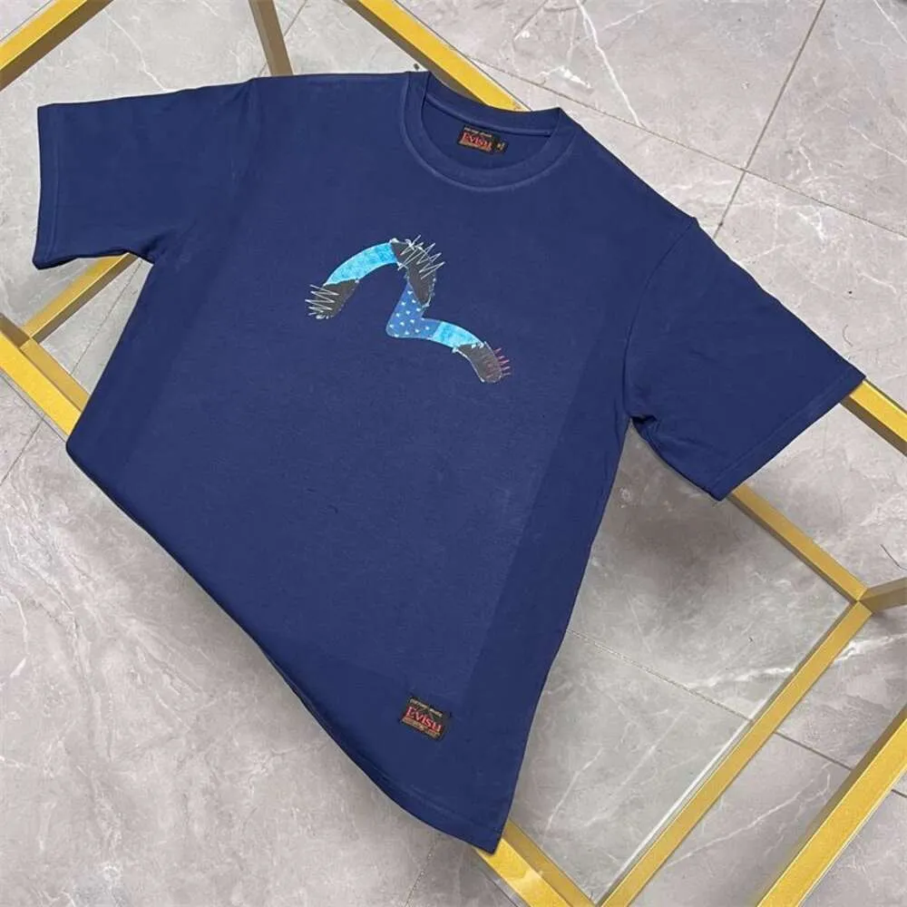 Trendy Brand High Version Fushen à manches courtes Nouvelles fourmis Modèle Seagull Grand M et femmes T-shirt Coton Pure Coton 485174