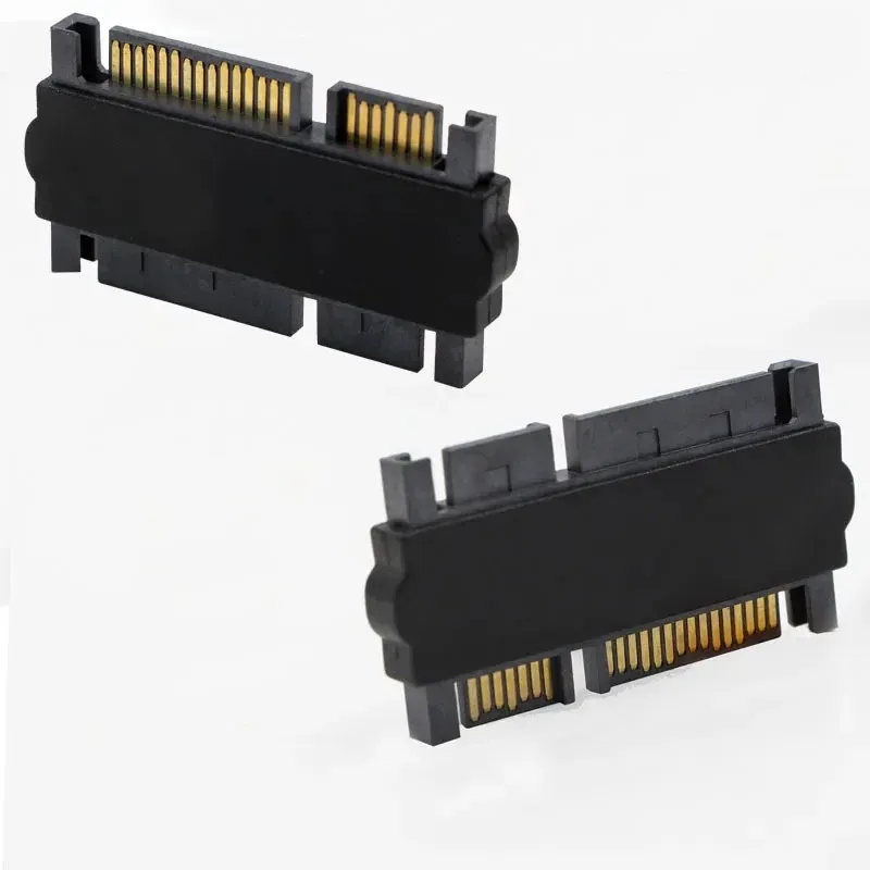 Wysokiej jakości SATA 22-pinowy adapter adapterowy adapter męski adapter z SATA 7+15Pin prosta karta adaptera do udostępniania danych i przechowywania