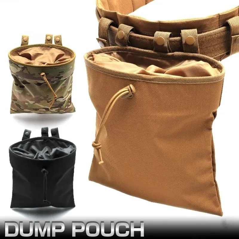 Packs Molle System Tactical Molle Dump Magazine Pouch Hunting Recovery Taille Bag Mag Drop Pouches Army Military Accessoires Bags