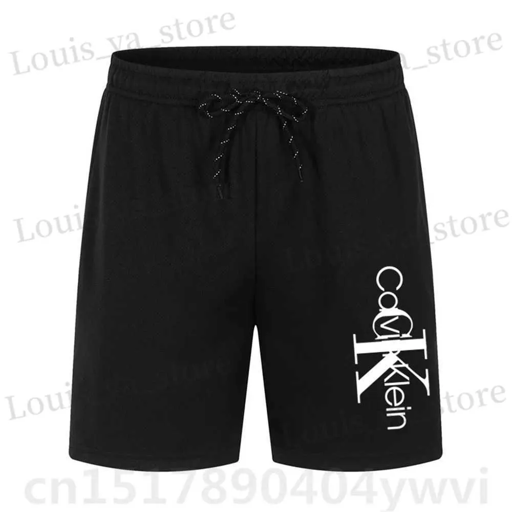 Shorts maschile Nuova lettera estiva Shorts stampato con design elastico con coulisse design leggero e ad asciugatura rapida Casual Spo T240419