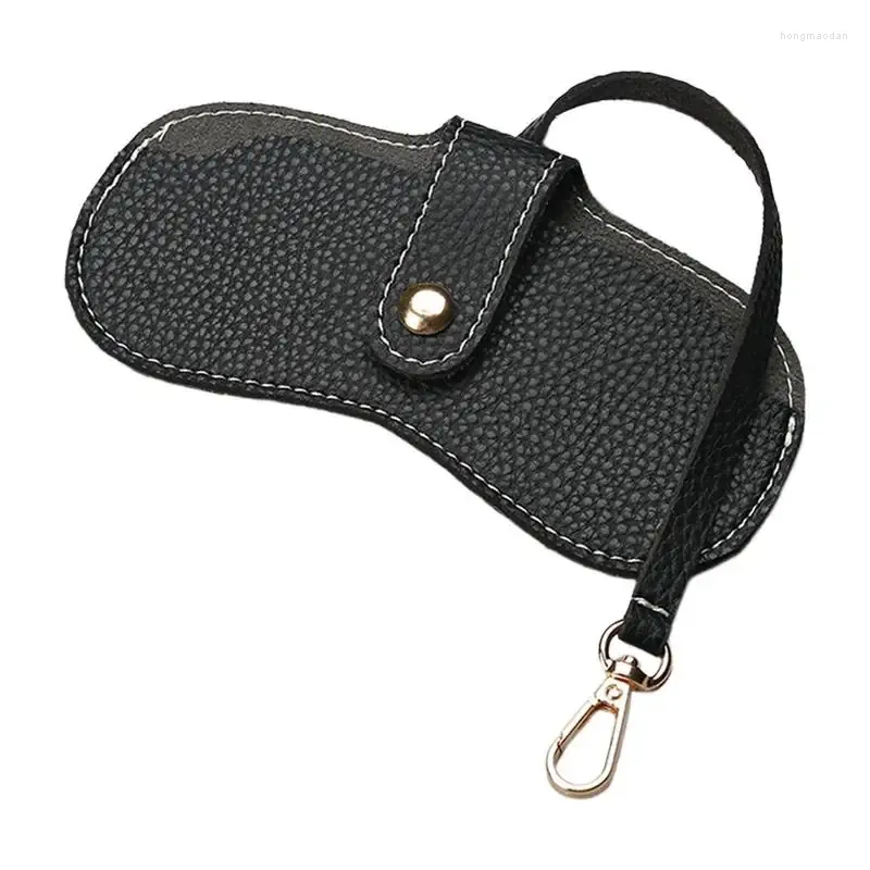 Aufbewahrungstaschen Leder Sonnenbrille Bag PU -Gläsern Halter Kratzerfest weiche Hülle