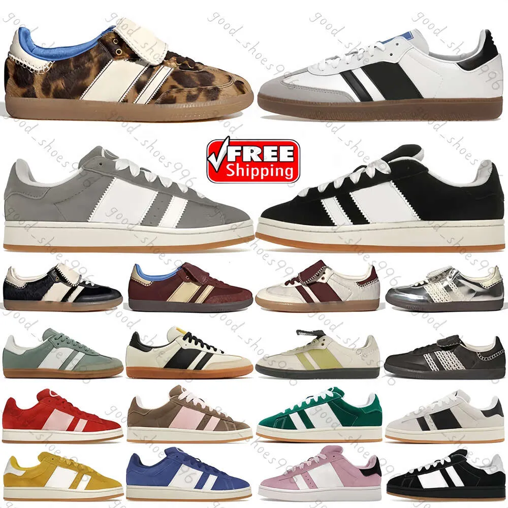 Casual Designer Shoes Vegan Og shoes Wales Bonna Panther Pony Handball Gum University Team Pink Red Green Black White Men's and women's outdoor sports casual shoes