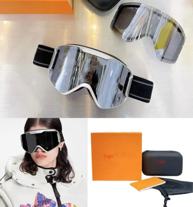 Óculos de esqui de grife masculinos para mulheres de ciclismo de ciclismo de sol para homens de luxo de luxo de óculos oculares de fábrica com moda magnética Cool UV2101210