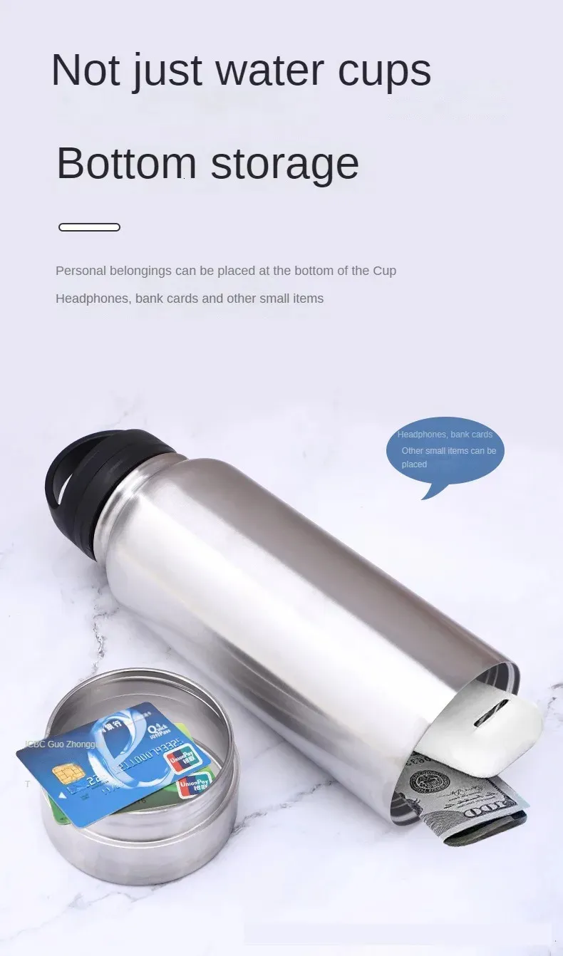 Secret Container Cans Secret Stash Containers: Steel Water Bottle Safe Hidden Storage For ...