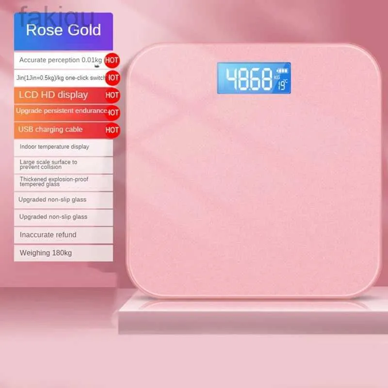 Body Weight Scales 1 Piece Bathroom Scale For Body Weight Highly Accurate Digital Weighing Machine Pink 240419