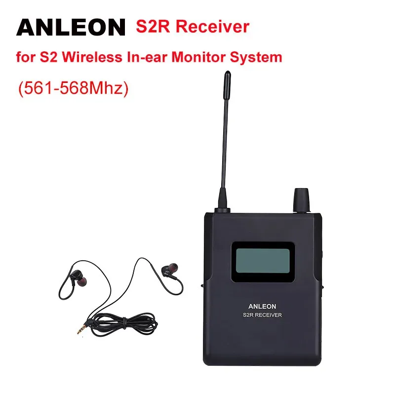 S2のAnleon S2レシーバーワイヤレスパーソナルインイヤーモニターシステム863-865/670-680/526-535/561-568MHz IEM UHF監視イヤホン240411