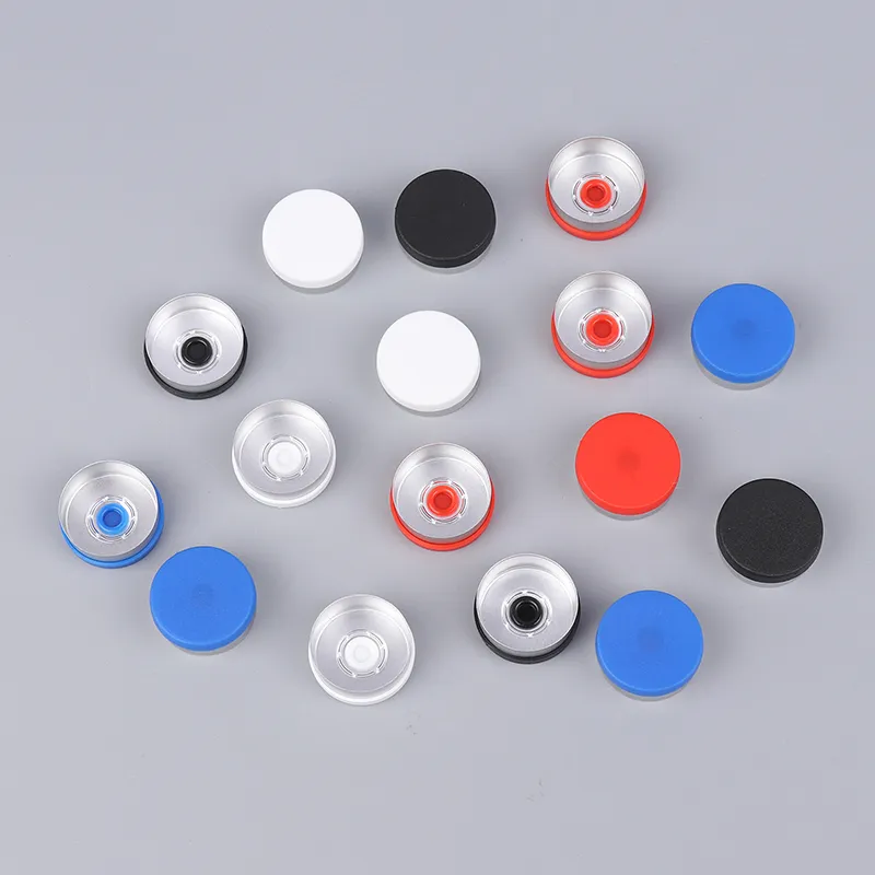 500PCS Medical Vial Cap Aluminum Cap Medical Bottle Cap OD 20mm Diameter Aluminum Cap