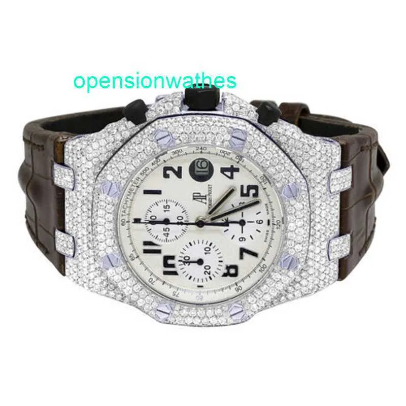 Audemar Pigue Luxury Watches Men's Automatic Watch Mens Audemar Pigue Royal Oak Sea Wildlife Park 42 mm Diamond Watch FN2Z