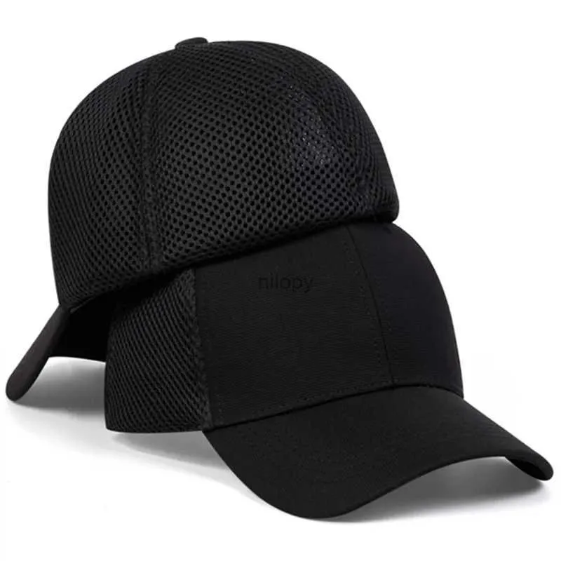 Kogelcaps zomer ademende stretch hoeden gemonteerd vaste kleur honkbal pet buiten sportkappen voor vrouwelijke mannen hiphop caps gorras