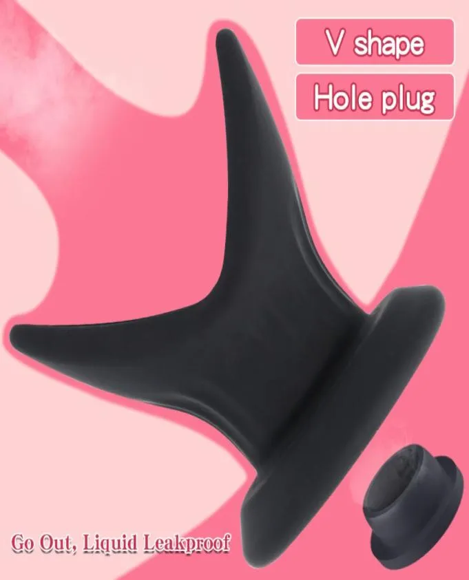 Hohlanal Plug Tunnel Buttplug schwule sexy Spielzeuge Öffnen Butt Einlauf DilatorshowerSpeculum Expander für Anus Massagedouche2564470