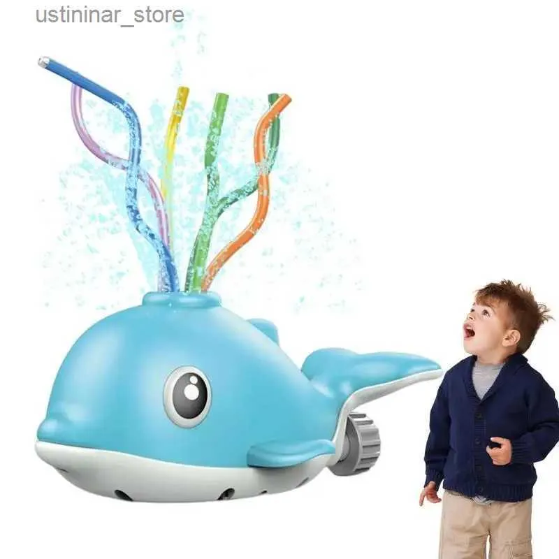 Sable Player Water Fun Dolphin Sprinkler jouet avec 6 tubes de manie