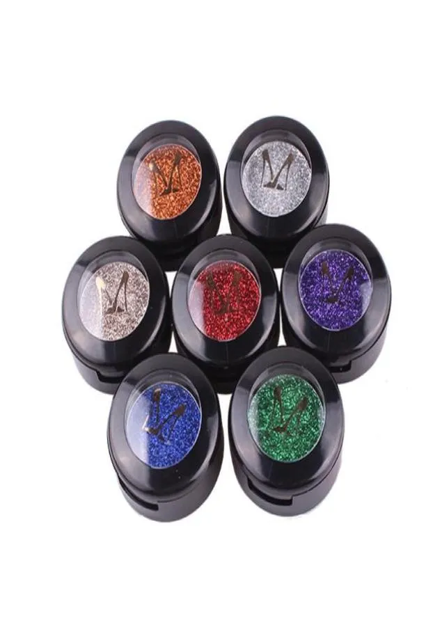 Professional Beauty Makeup Shimmering Powder Eye Shadow 24 Färg per parti Makeup Golden Powder Eyeshadow Glitter Metallic Cosmetic8536435