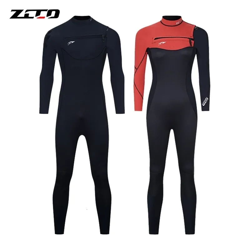 m Premium Neoprene Wetsuit Kvinnor Män dykning Termisk vinter Varma Wetsuits Full Suit Swimming Surfing 240407