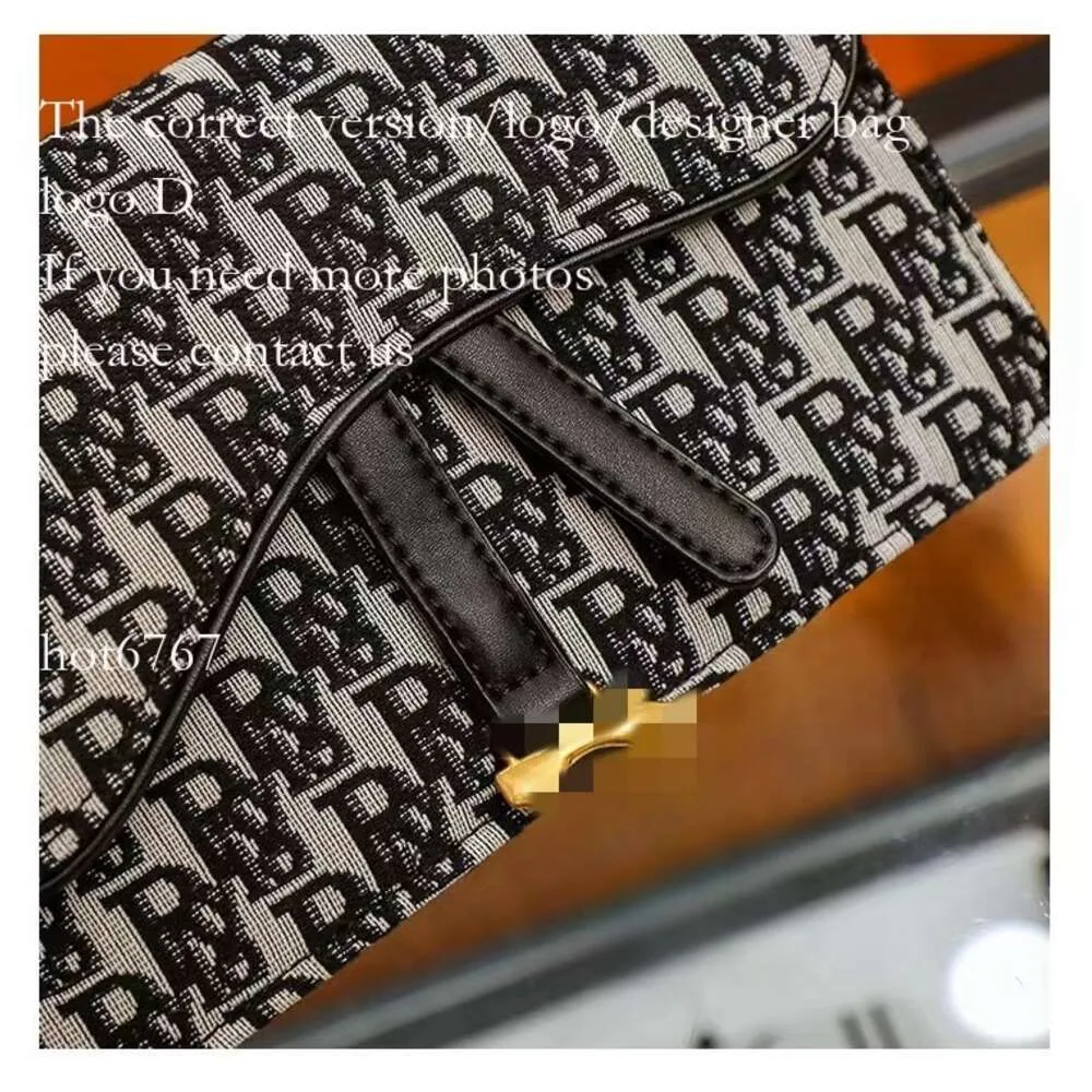 bolsa de grife de bolsa de grife feminino Mini bolsa de sela bolsa de cadeia de cadeia de selos impressão oblíqua impressa de ponta de alta moda feminina saco de carteira de carteira longa de carteira longa