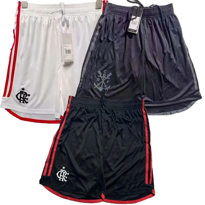 2023 2024 2025 Flamengo Soccer Shorts E.RIBEIRO DAVID LUIZ DIEGO GABI B.HENRIQUE DE ARRASCAETA PEDRO home away 3rd 23 24 25 football training Sports pants