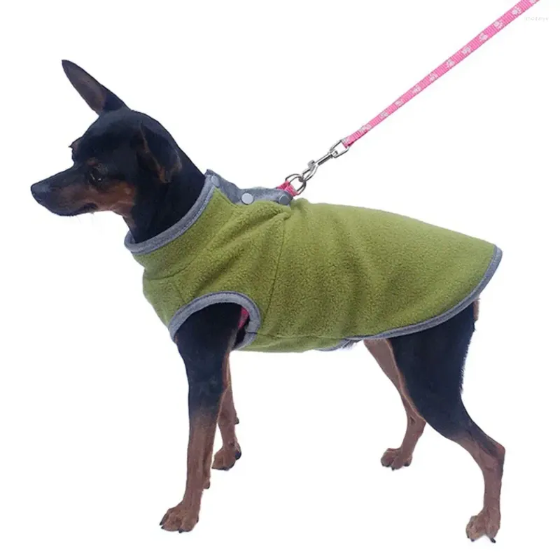 Hondenkleding fleece lente herfst huisdier kleding jasje voor kleine en middelgrote honden pug lagen vest kostuum benodigdheden kleding