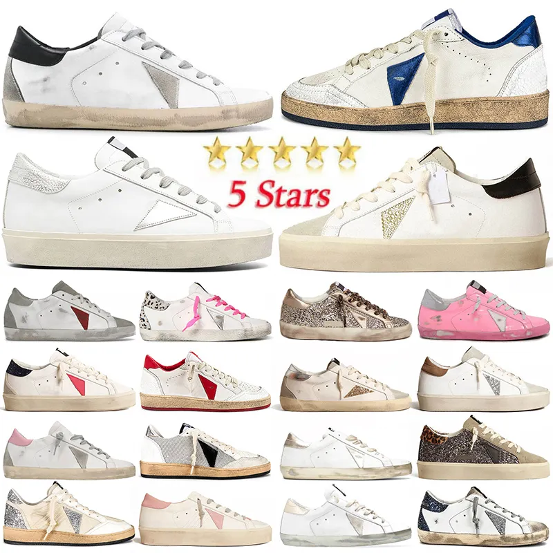 golden goose sneakers women men deisgner shoes white ice orch pink silver black white orange red royal blue【code ：L】fashion Plate-forme big size mens trainers