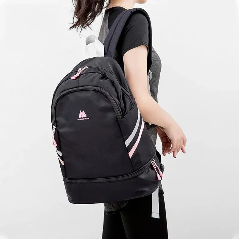 Backpacks multifonction sac à dos féminin yoga natation sport de fitness organisateur socle imperméable vêtements de voyage chaussures accessoires de rangement iPad