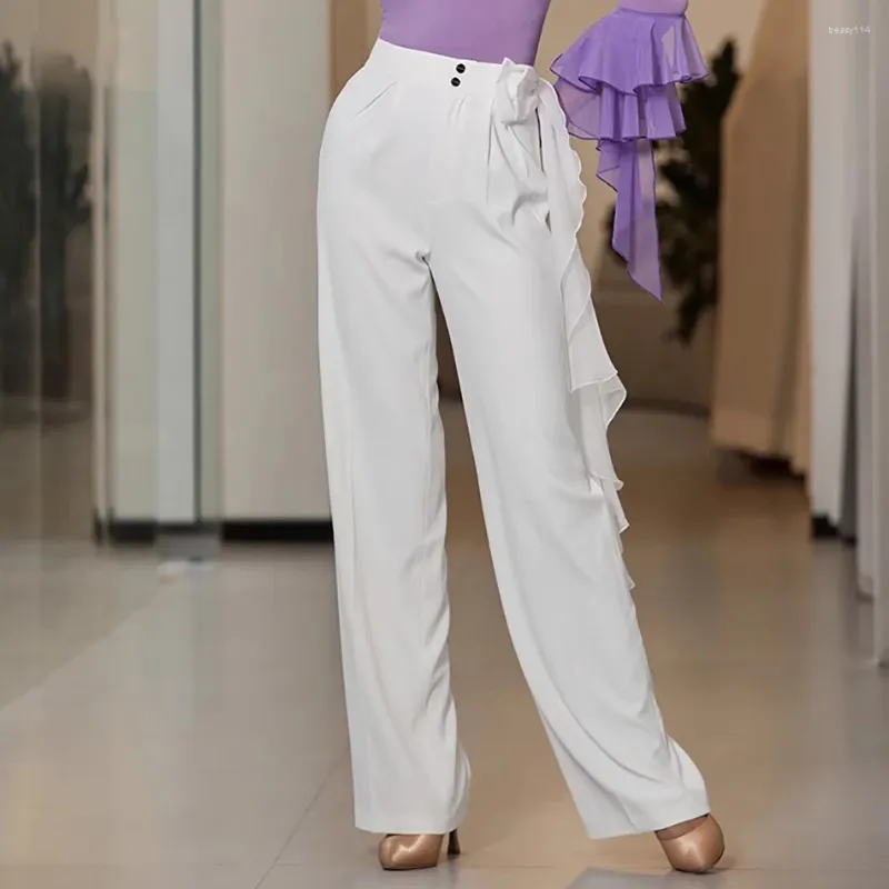 Pantalon de danse latin de la taille de la scène High