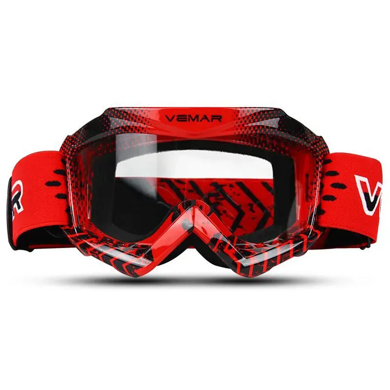 Lunettes de soleil Motos Lunettes de soleil Enfants Moto Goggles Kids MX MTB Offroad Dirt Bike Goggles Racing Lunes Gafas pour le casque de motocross