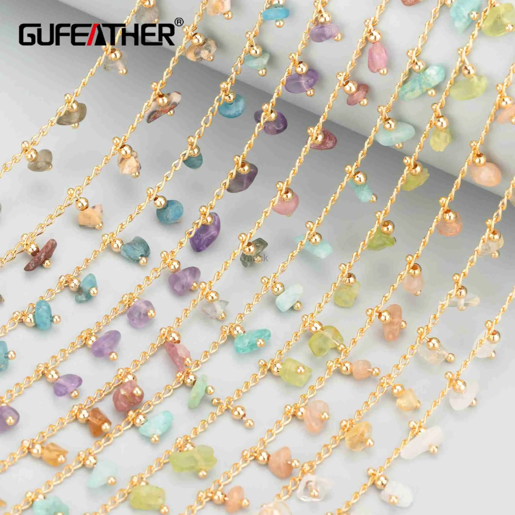 Подвесные ожерелья gufeather c308diy chainnickel free18k золотой платковой платформ