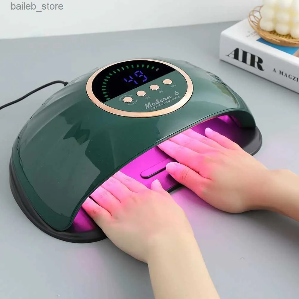 Nageltorkar 69LED nageltork UV LED -nagellampa som används för att härda full gel nagellack med rörelseavkänning Professionella nagelsalongverktyg och utrustning Y240419