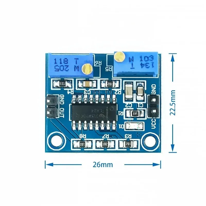 Ny 2024 justerbar 5V TL494 PWM Controller-modul med 500-100kHz frekvens och 250 mA utgångsvisningsbar frekvensmoduleadjusterbar frekvens