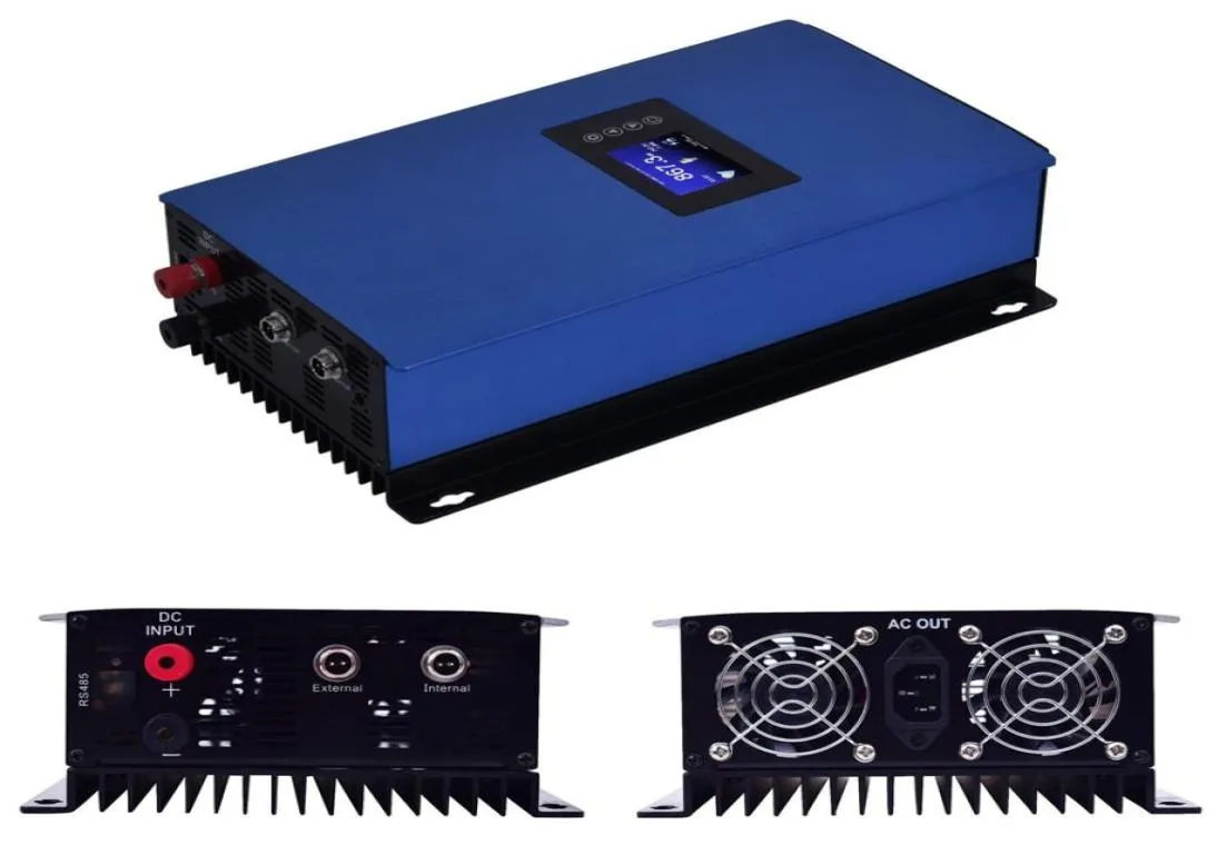 2000W Batteris Backup MPPT Solar Power Grid Tie Inverter DC45V90V AC230V LCD med LLIMITER5085961