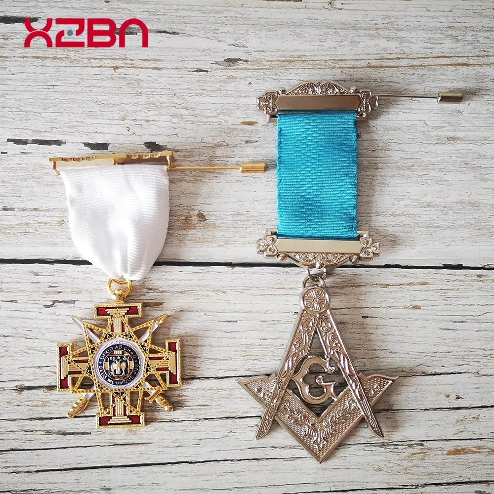 BASSO DI MASONIC BADGE MASON MASON FREEMASON Spettatura retrò Membro massiccio di Accessori per abiti d'onore Cannam