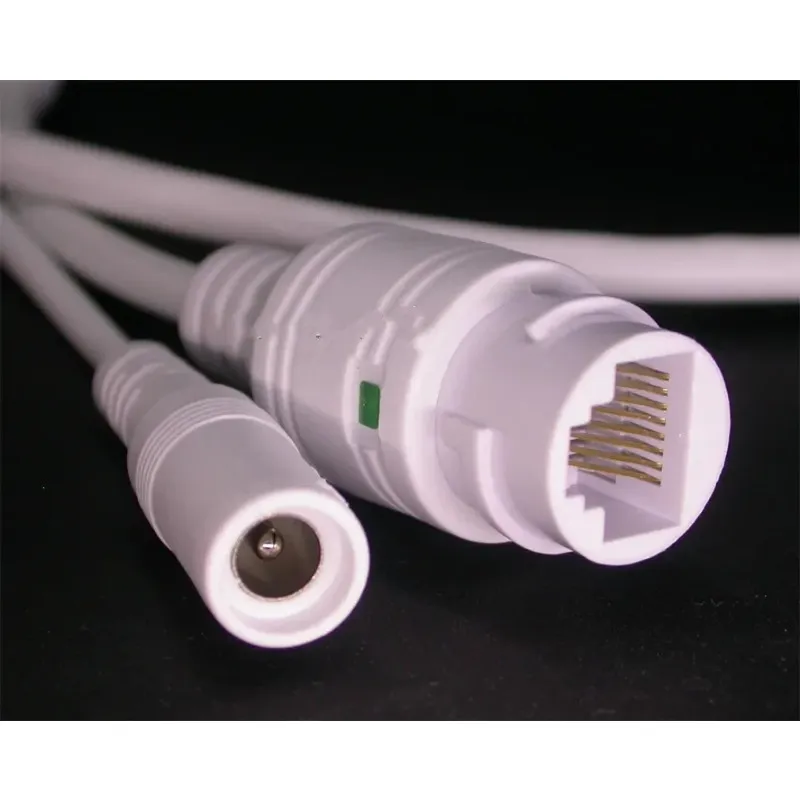 2024 Kabel Escam LAN do modułu tablicy CCTV IP RJ45/DC Standardowy typ bez przewodów 4/5/7/8, kabel LAN LAN LED LED 1X