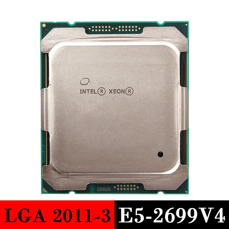 Begagnade serverprocessor Intel Xeon E5-2699V4 CPU LGA 2011-3 för x99 2699 V4 LGA2011-3 LGA20113